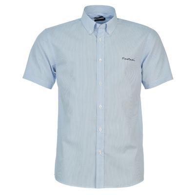 Košile s krátkým rukávem Pierre Cardin, WHT/BLUE STRIPE | S - 1