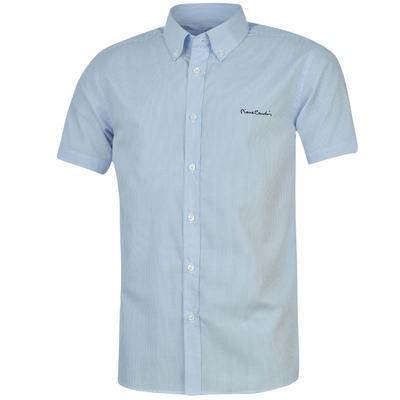 Košile s krátkým rukávem Pierre Cardin, WHT/BLUE STRIPE | S - 2