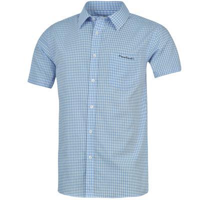 Košile s krátkým rukávem Pierre Cardin, BLUE CHECK | M - 2